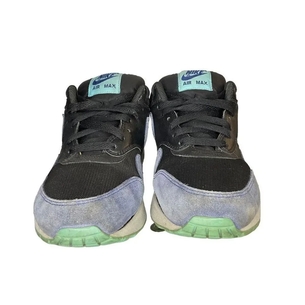 Nike Air Max 1 Essential 2015 Women's Size 9 Black/Deep Royal 599820-016